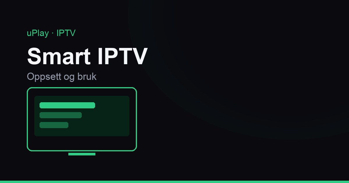 Smart IPTV eli SIPTV: asennus Samsung- ja LG-televisioon